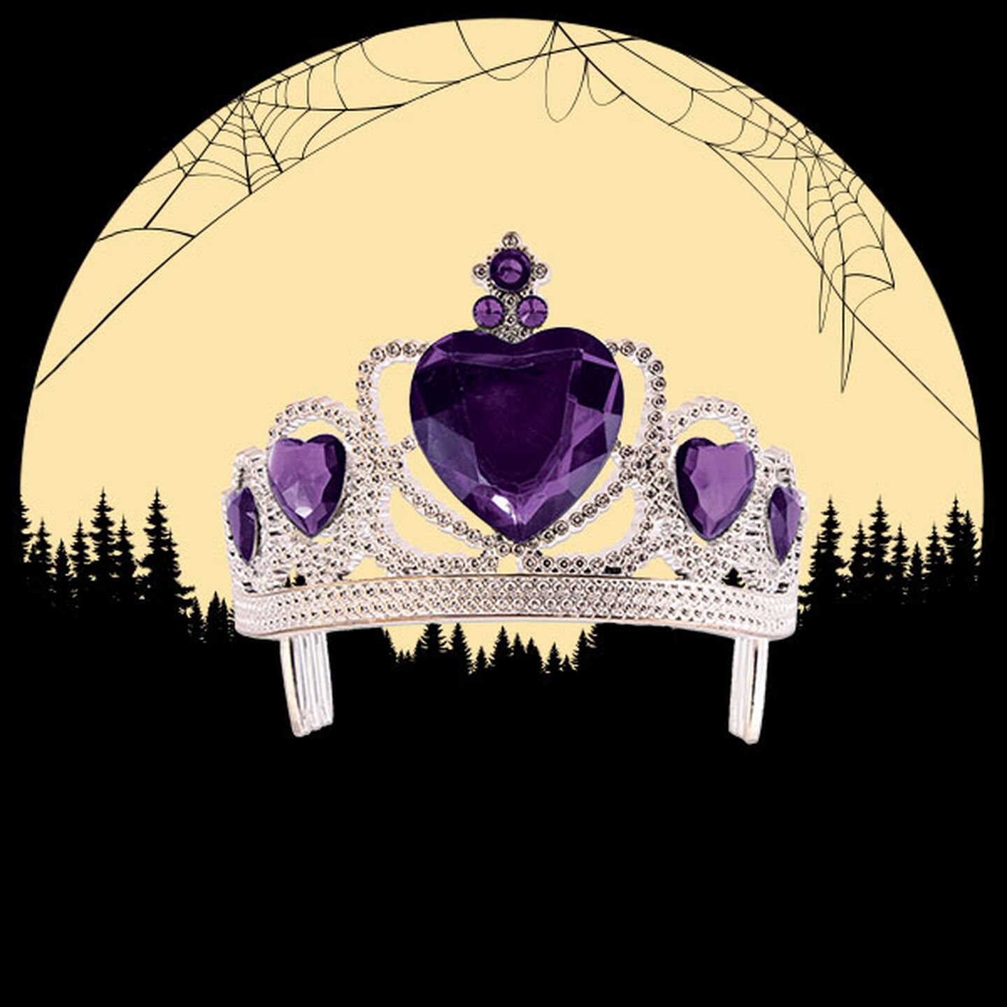 purple tiara