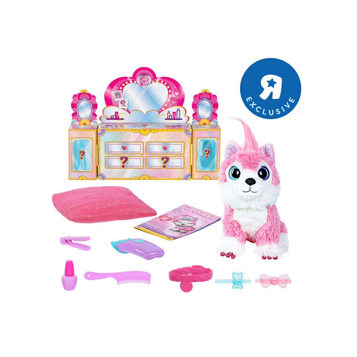 Scruff-A-Luvs CC S3 Pink & White
