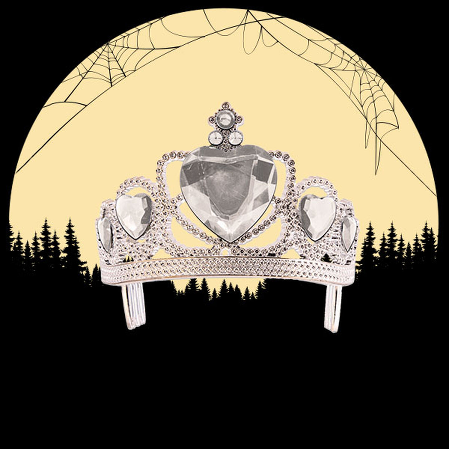Clear tiara