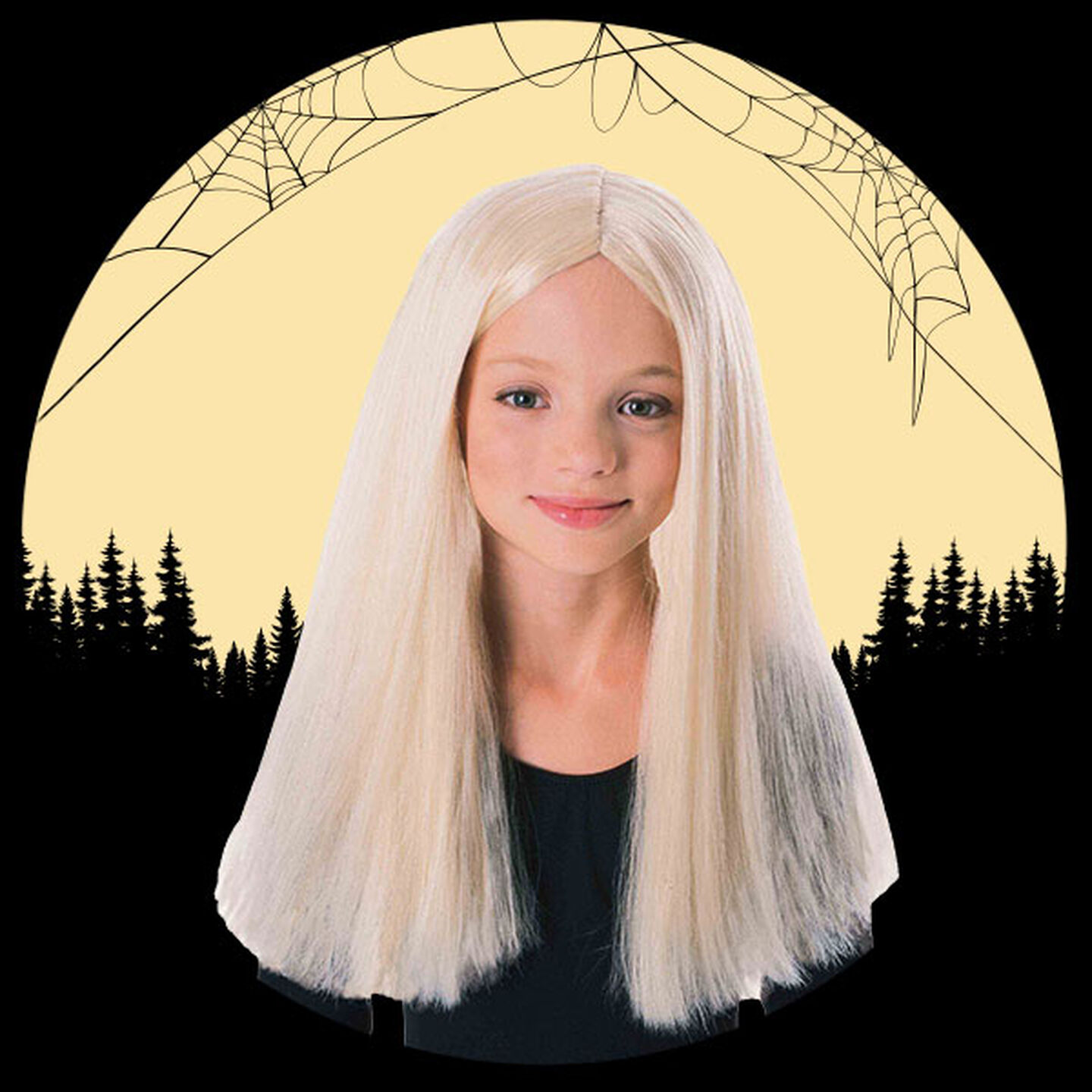 Long blonde wig
