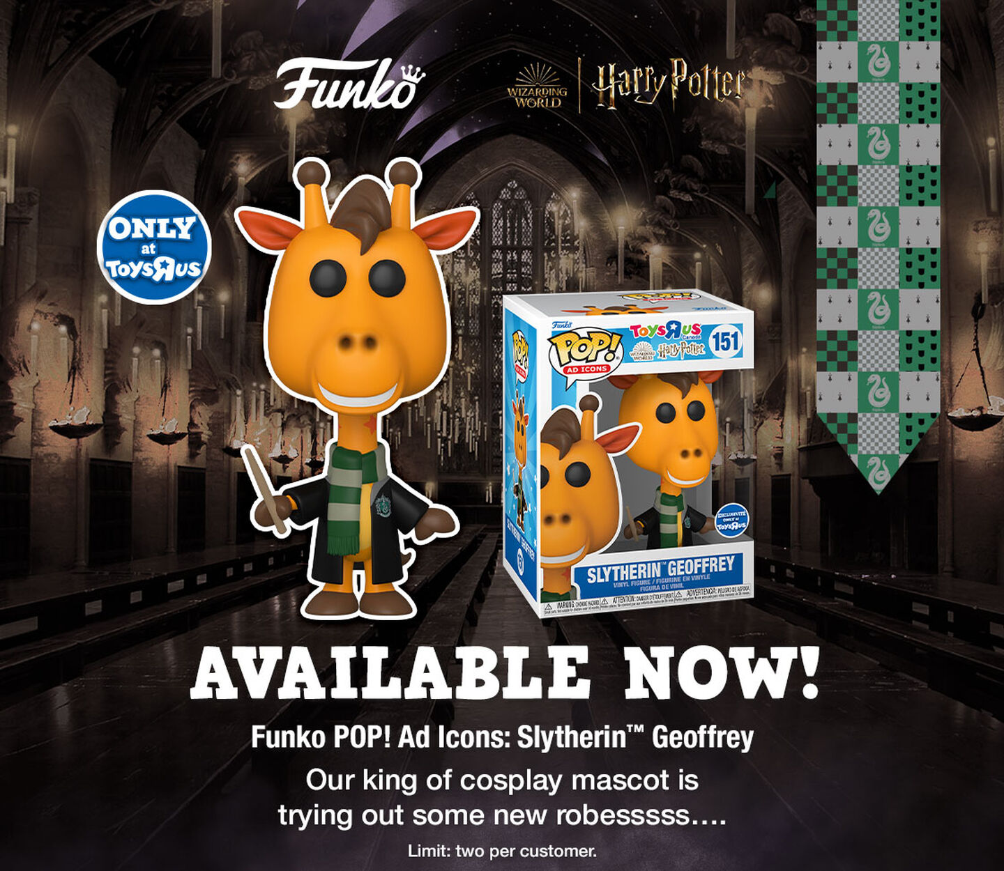 Available Now - Funko Harry Potter Slytherin