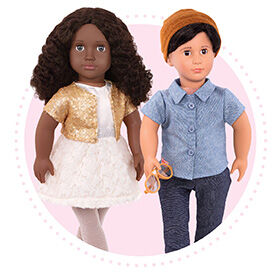 Our Generation Ember & Elsie 18 Doll & Pet Set