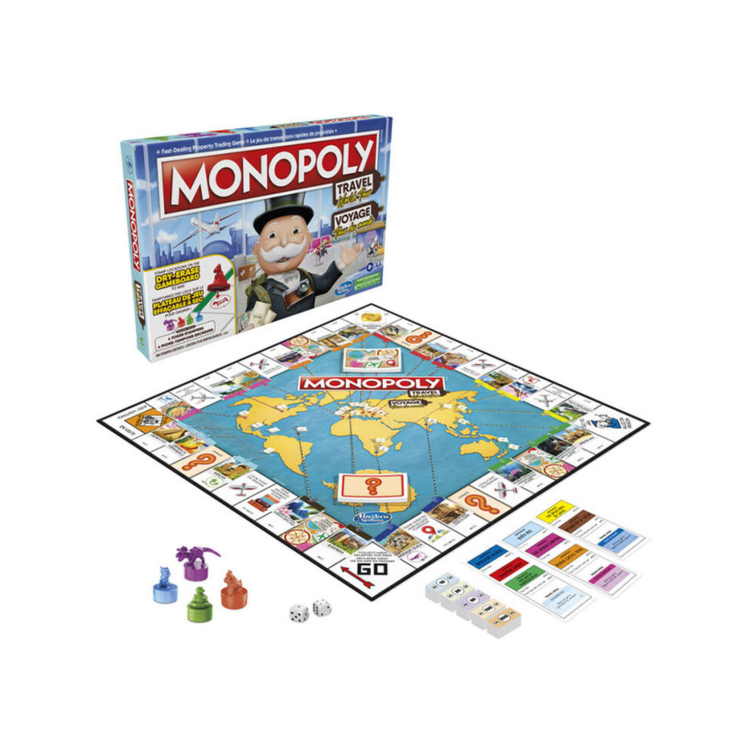 Monopoly Travel World Tour Board Game