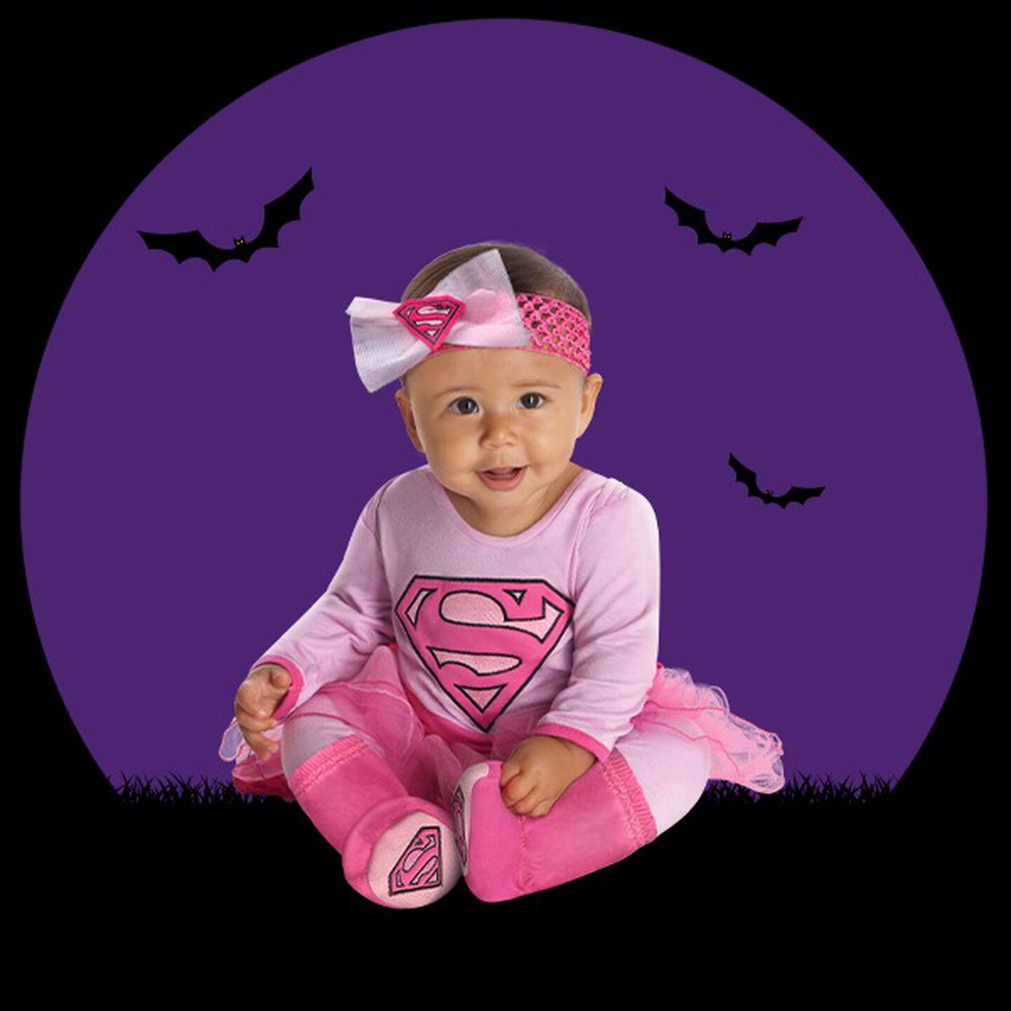 Baby pink superman