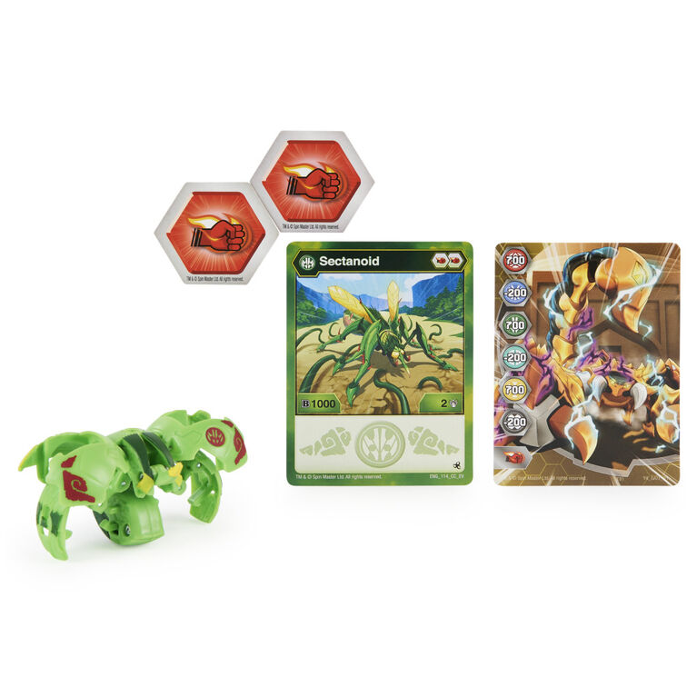 Amfibiekøretøjer Forkludret Vælg Bakugan Evolutions, Sectanoid, 2-inch Tall Collectible Action Figure and  Trading Card | Toys R Us Canada