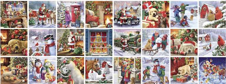 Eurographics Classic Christmas Advent Calend 1200 Pc