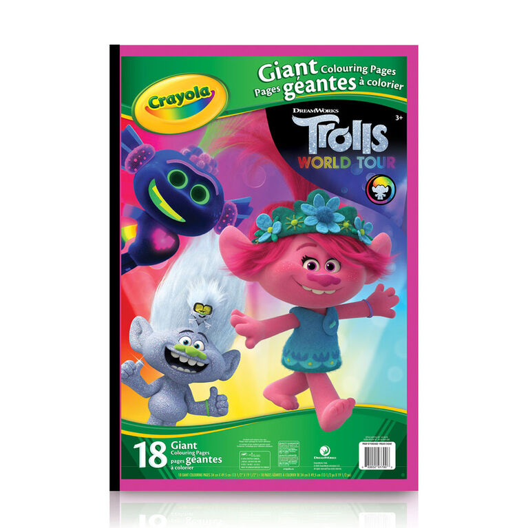 Giant Colouring Pages, Trolls | Toys R Us Canada