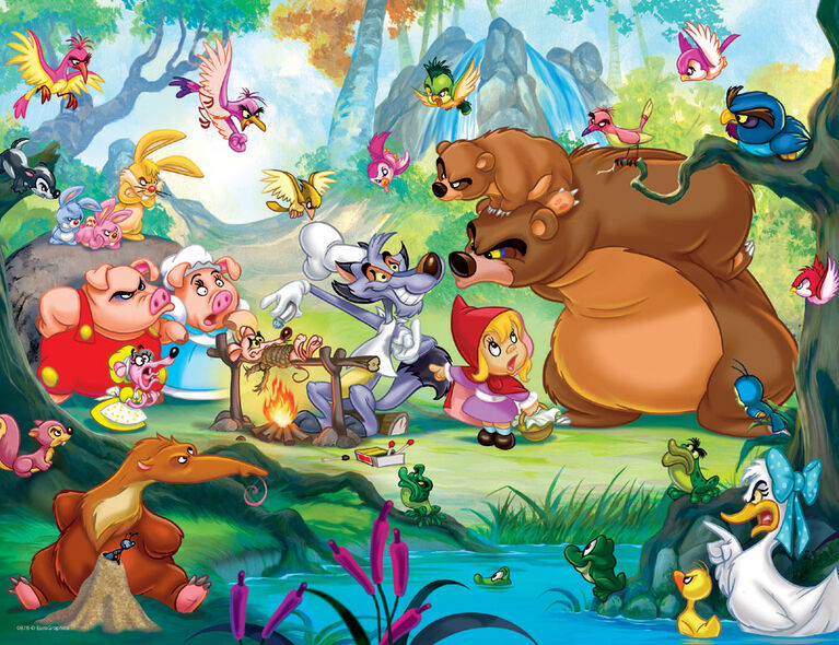 Eurographics Casse-t&ecirc;te 35 pi&egrave;ces Le petit chaperon rouge