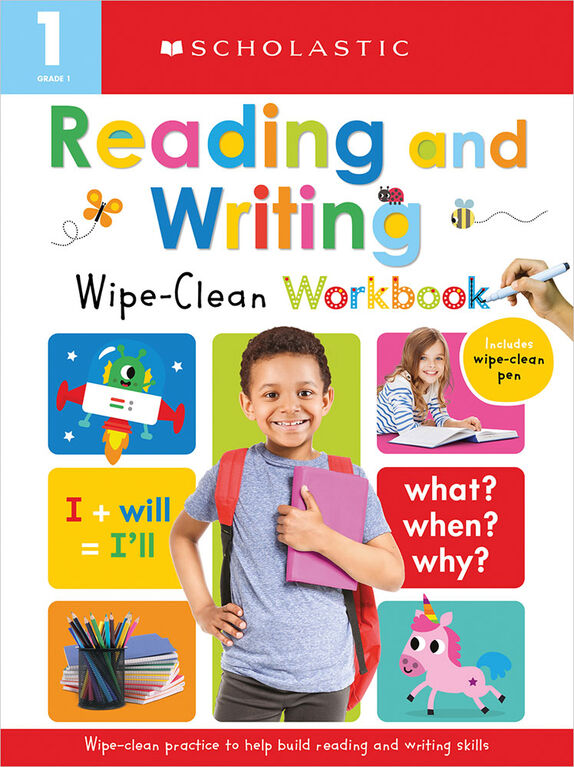 First Grade Reading/Writing Wipe Clean Workbook: Scholastic Early Learners (Wipe Clean) - English Edition