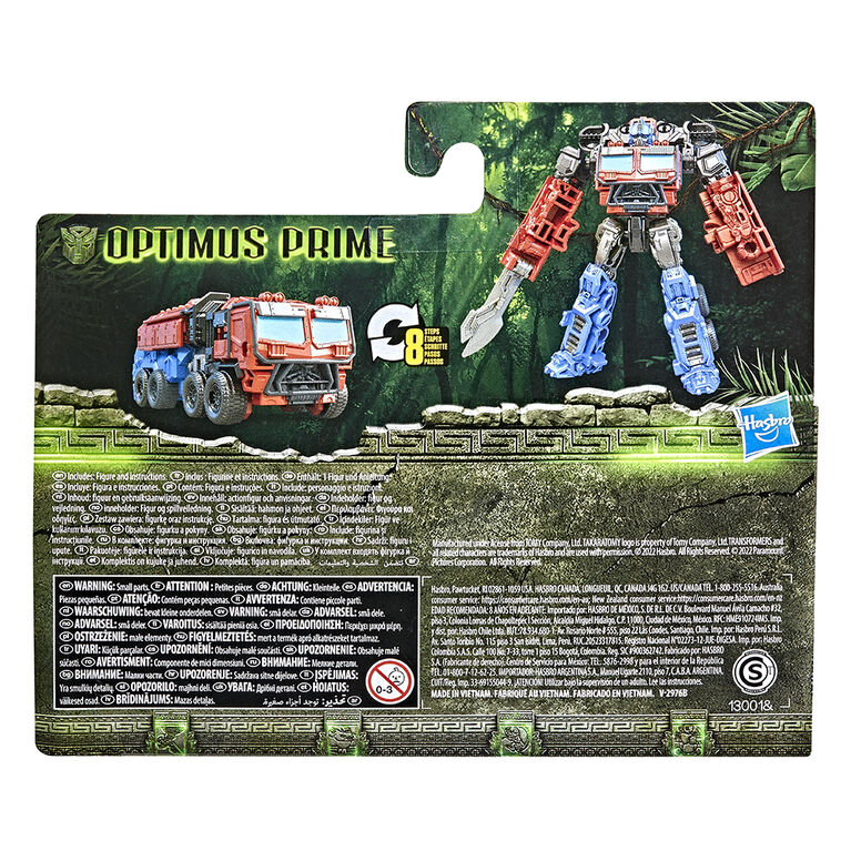 Transformers: Rise of the Beasts, Beast Alliance, figurine Battle Changers Optimus Prime de 11 cm