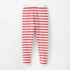 18-24m legging en coton biologique - rayures roses foncées