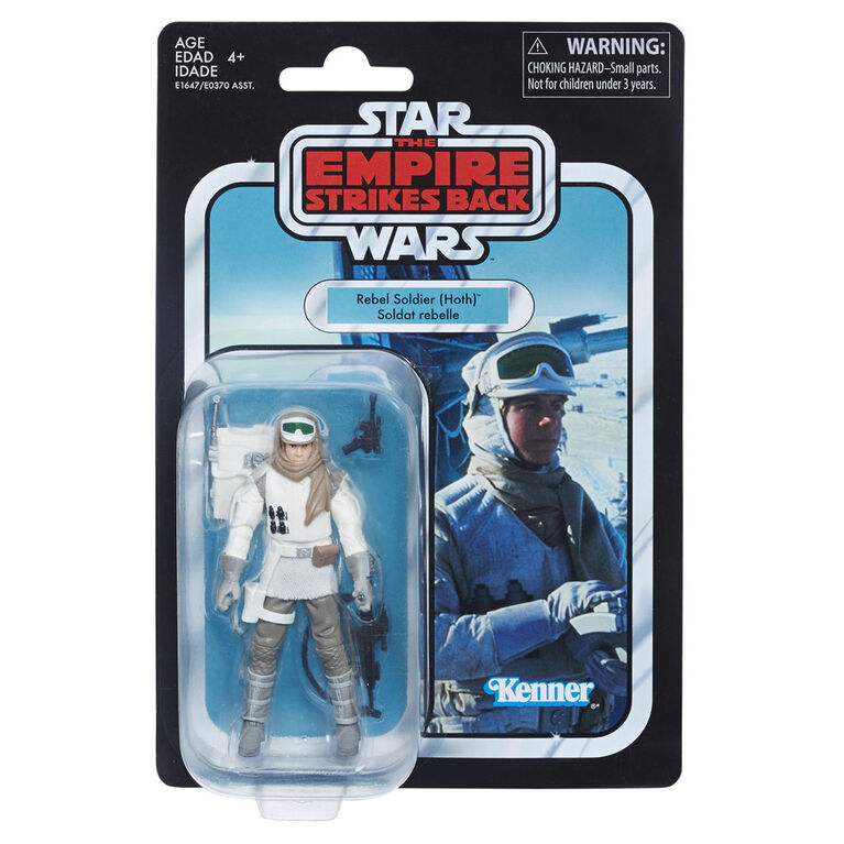 Star Wars - Collection Vintage - Figurine de soldat rebelle (Hoth) de 9,5 cm.