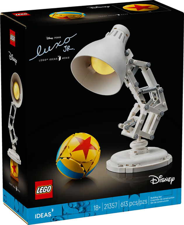 LEGO Ideas | Disney Pixar Luxo Jr., Modèle à Construire et à Exposer, Souvenirs de Films à Collectionner 21357