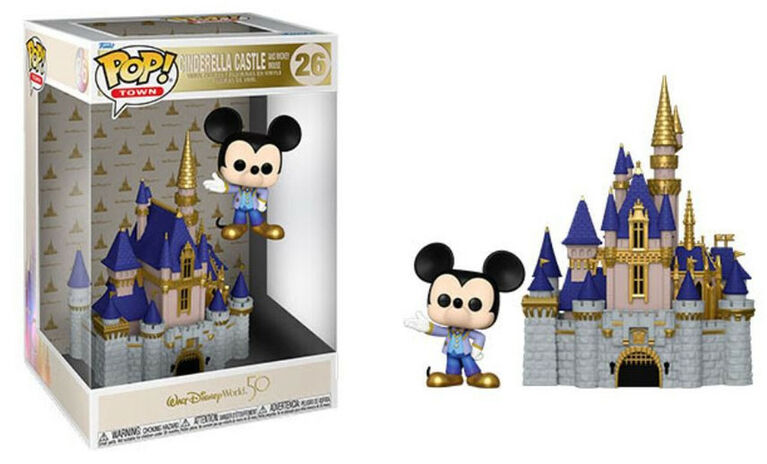Figurine en Mickey w/Castle par Funko POP! Town