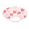 Jesse & Lulu Lounge Blanket with Sleep Mask: Pink Heart Blanket