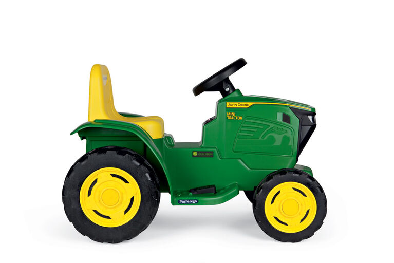 Peluche tracteur en peluche noire John Deere 13 par 10 pouces vert