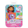 Gabby's Dollhouse, Puzzle de 24 pièces, animaux de dessin animé Pandy, Cakey, DJ Catnip, série originale Netflix, avec boîte en métal
