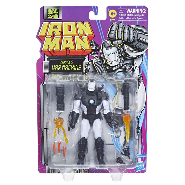 Marvel Legends Series Marvel's War Machine 6-inch Action Figure Iron Man Toy, 6 Accessories