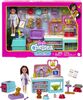 Barbie - Coffret Chelsea Vétérinaire (brunette), 4 animaux, 18 acc.