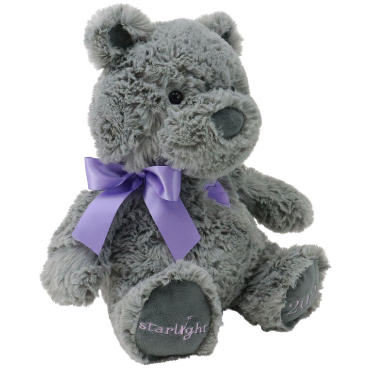 Animal Adventure - 2022 Collectible Starlight Bear - The Sunshine Bear - Grey - 12" Plush