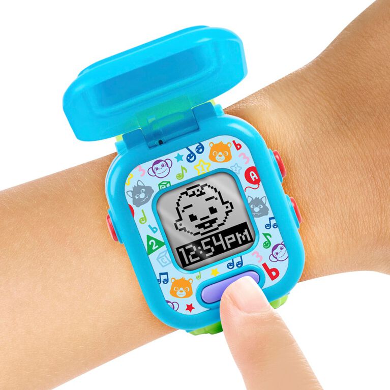 CoComelon JJ's Learning Smart Watch Toy for Kids with 3 Education-Based Games, Alarm Clock, and Stop Watch