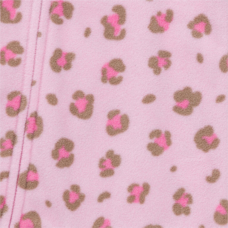 Gerber Childrenswear - 1-Pack Blanket Sleeper - Leopard - Pink