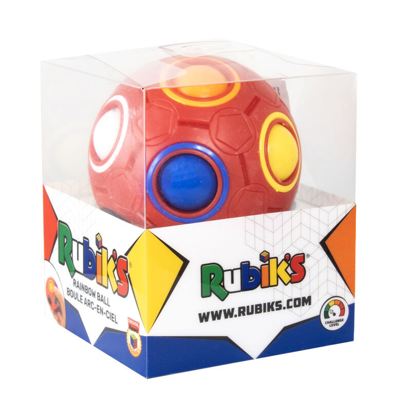 Boule Arc-en-ciel Rubik's - Rouge