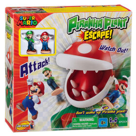 Epoch Games Super Mario Piranha Plant Escape ! avec figurines d'action Super Mario à collectionner - Édition anglaise