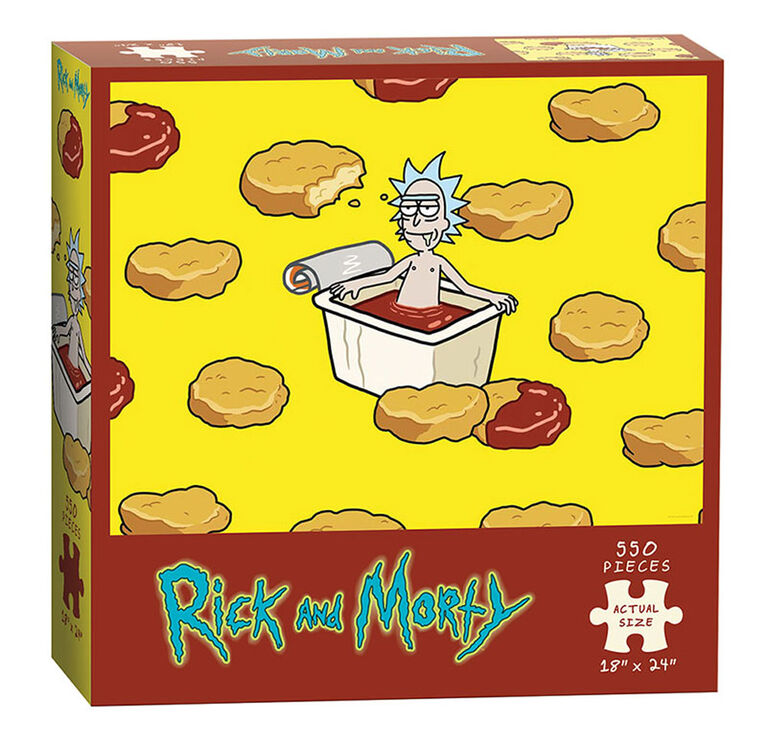 Rick and Morty "Szechuan Hot Tub" 550 Piece Puzzle - English Edition