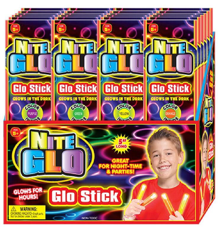 Nite Glo - Glo Stick - Édition anglaise - L'assortiment peut varier
