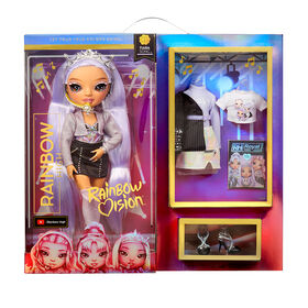 Rainbow Vision Rainbow High Royal Three K-pop - Tiara Song (Purple Lilac) Fashion Doll