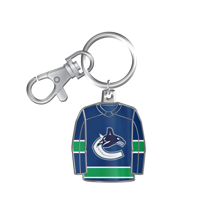NHL Vancouver Canucks Jersey Keychain