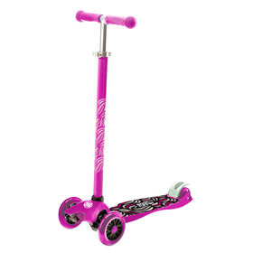 Sport Runner 3 Wheel Scooter With Light Up Wheels - Pink