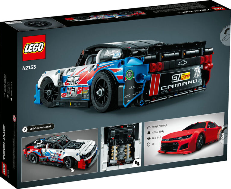 LEGO Technic NASCAR Next Gen Chevrolet Camaro ZL1 42153 Ensemble de jeu de construction (672 pièces)