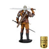 Série de collectionneurs d'étiquettes d'or McFarlane: figurine Witcher - Geralt - Notre exclusivité