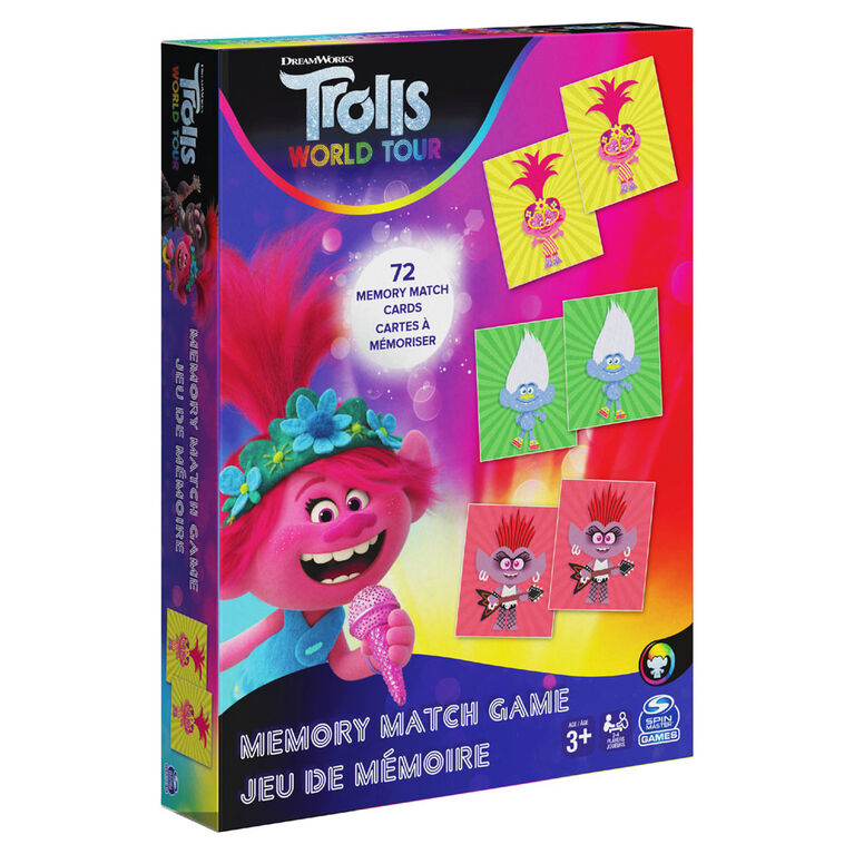 Trolls World Tour Memory Match Game