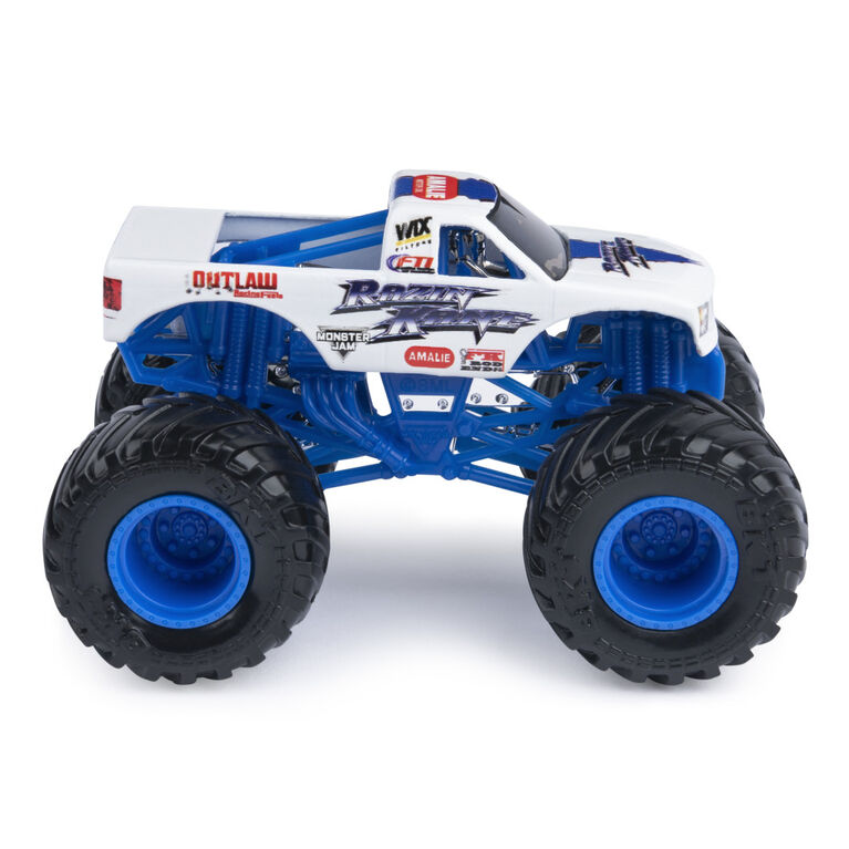 Monster Jam, Official Grave Digger Vs. Razin Kane Die-Cast Monster Trucks, 1:64 Scale