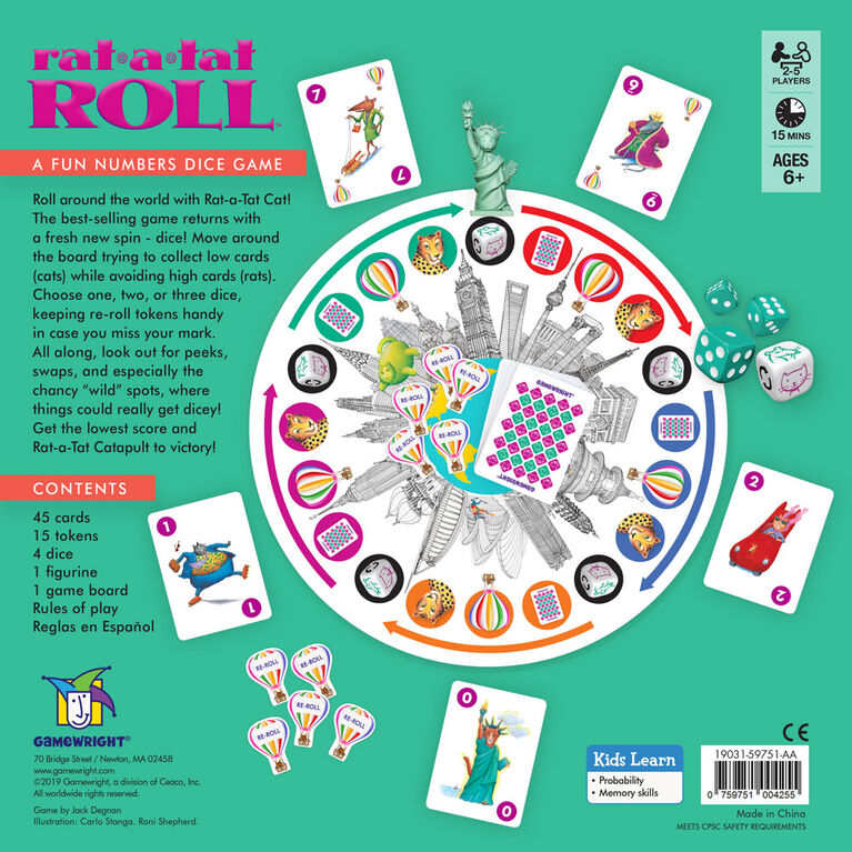 Gamewright: Jeu de "Rat-A-Tat!