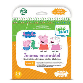 LeapFrog LeapStart Peppa Pig jouons ensemble - livre de contes - Édition française