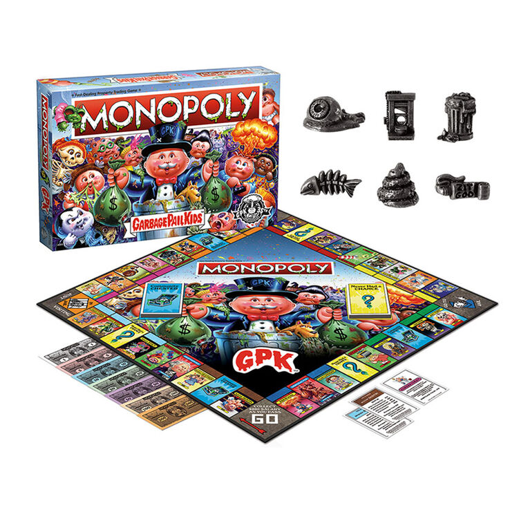 MONOPOLY: Garbage Pail Kids Board Game - English Edition