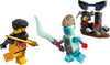 LEGO NINJAGO Arin vs. Dragonian Battle Building Toy -with 2 Minifigures from Dragons Rising TV Show - 30700