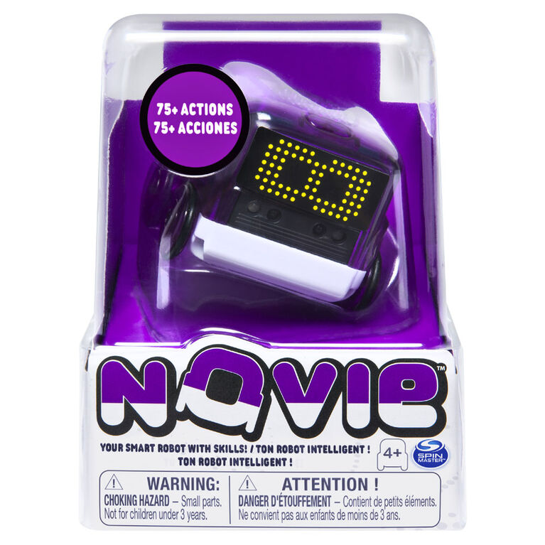 Novie, Interactive Smart Robot with Over 75 Actions and Learns 12 Tricks (Purple)