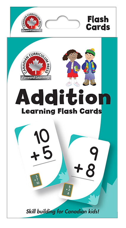 Addition Learning Flash Cards