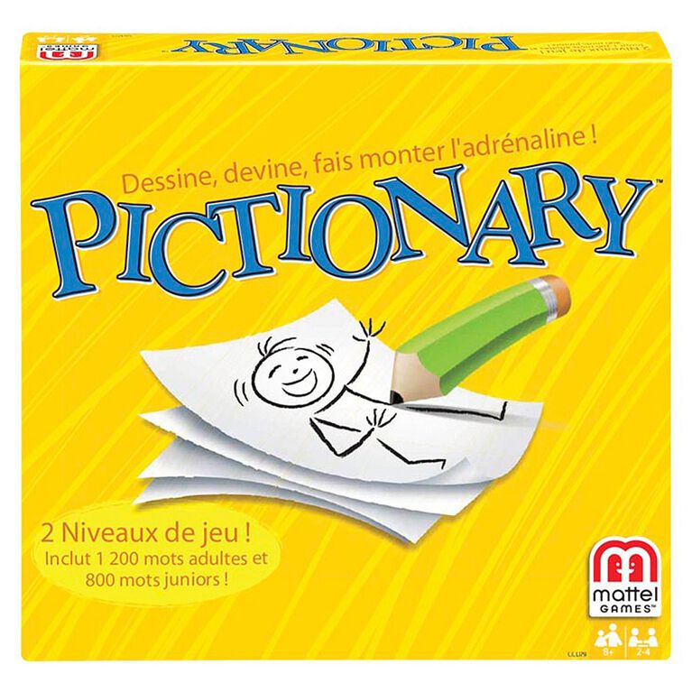 Pictionary Board Game - French Edition - styles may vary