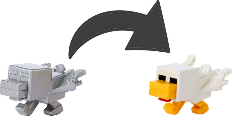 Minecraft Mini Mode Potion Brewing Action Figures with Color Reveal (Characters May Vary)