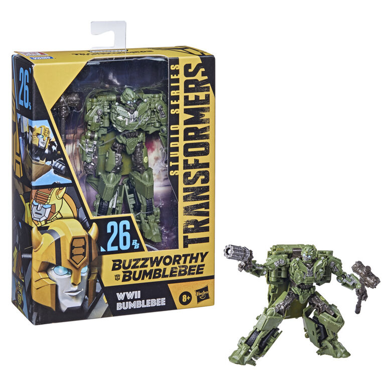 Transformers Toys Studio Series Deluxe Class 26BB WWII Bumblebee Tranformers: The Last Knight Action Figure