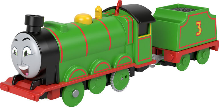 Thomas et ses amis Train jouet motorisé Locomotive Henry avec wagon