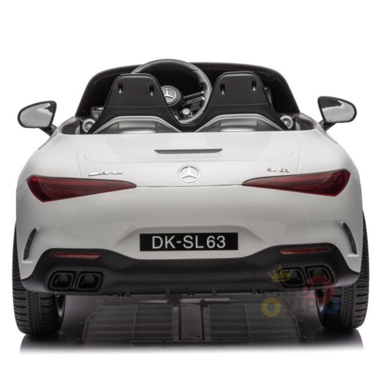 KIDSVIP Mercedes Benz 12V SL63 Licensed 4X4 Ride-On Car For Kids w/ RC - White