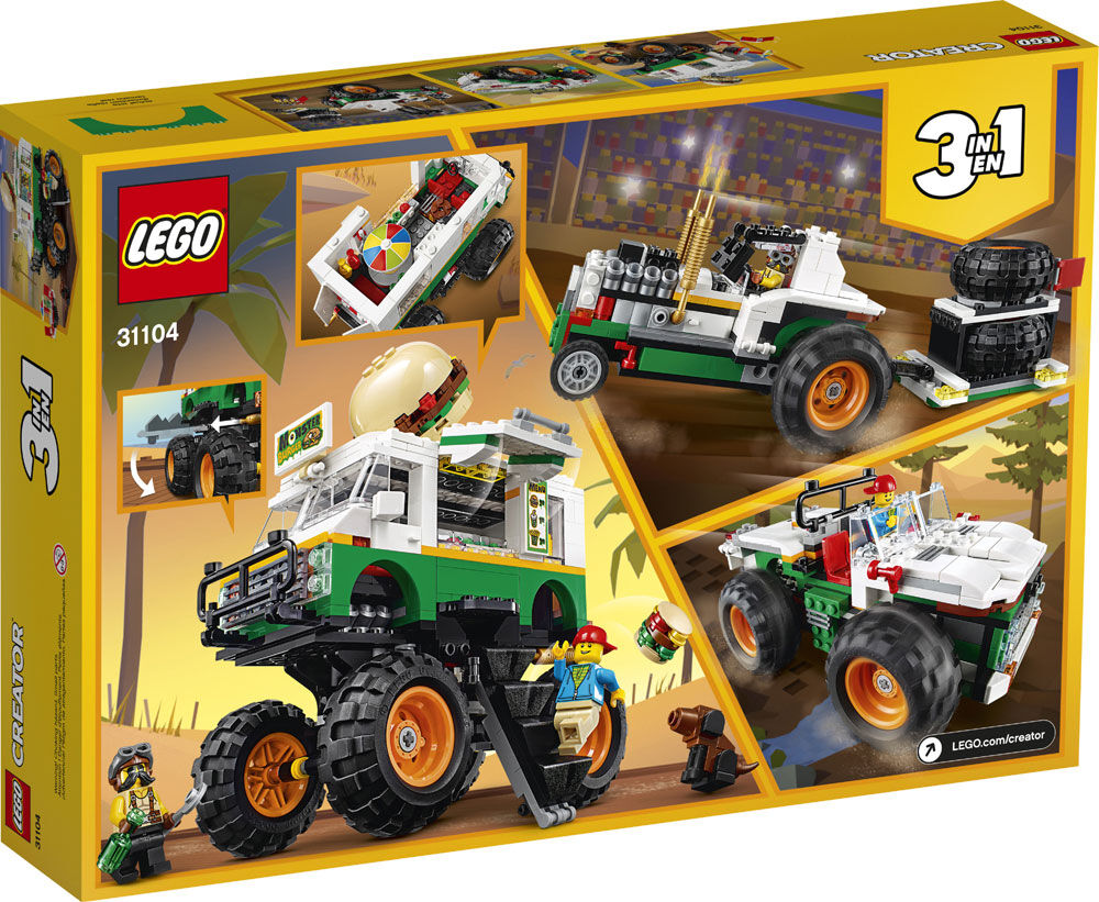 LEGO Creator Monster Burger Truck 31104 499 pieces