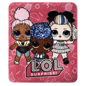 L.O.L. Surprise! Kids Fleece Throw Blanket (50x60")